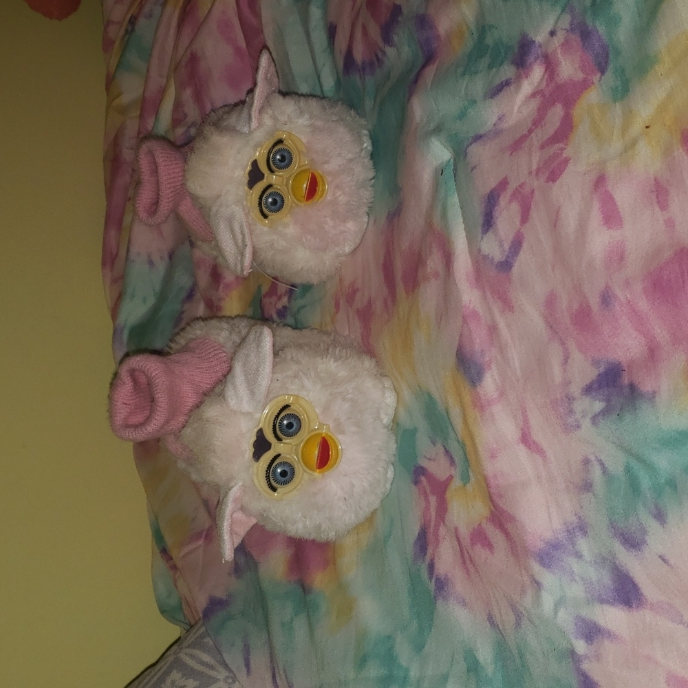 Vintage furby slippers